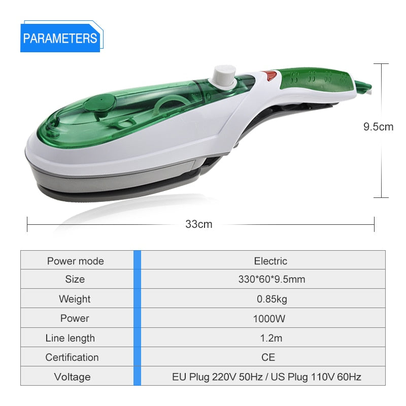 Portable Steam Iron For Clothes Generator Ironing Steamer