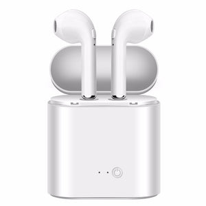 Bluetooth Earphones Earbuds Wireless  Earpiece Micro Headset I7s TWS Double Twins Stereo Music Headphone For ios Android