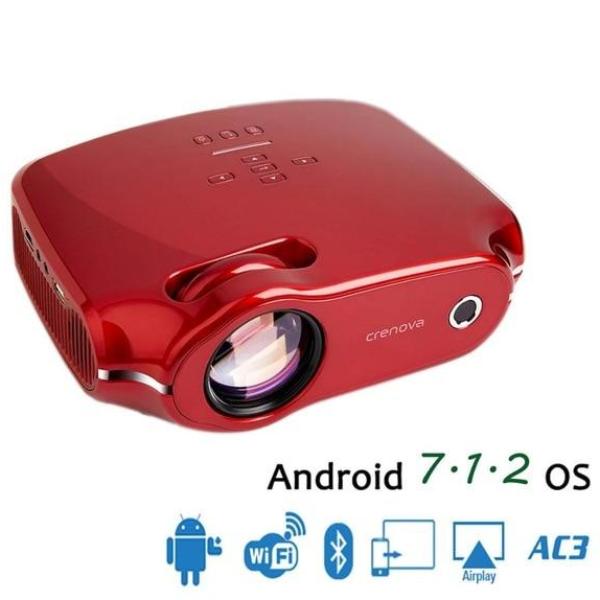 Newest LED Projector For Full HD 4K*2K Video Projector Android 7.1.2 OS Home Theater Movie Beamer Proyector