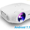 Newest LED Projector For Full HD 4K*2K Video Projector Android 7.1.2 OS Home Theater Movie Beamer Proyector