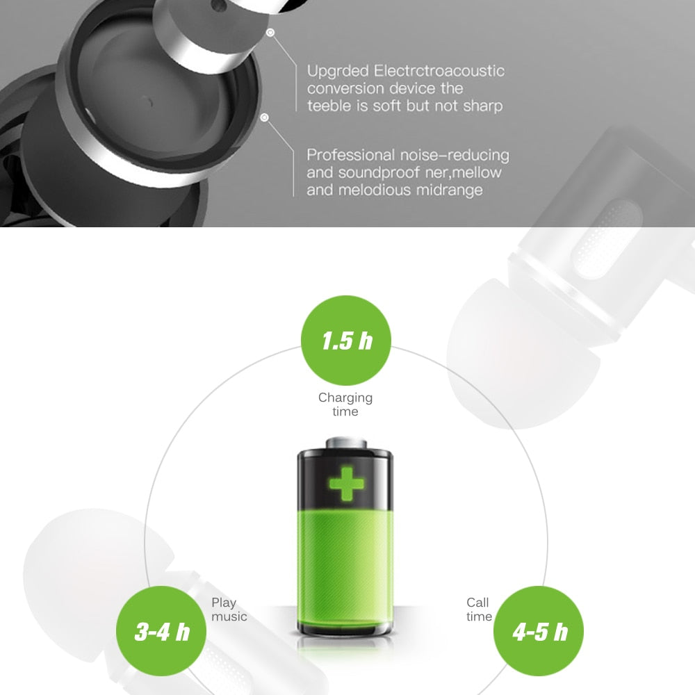 Wireless Bluetooth Earphone Headphones