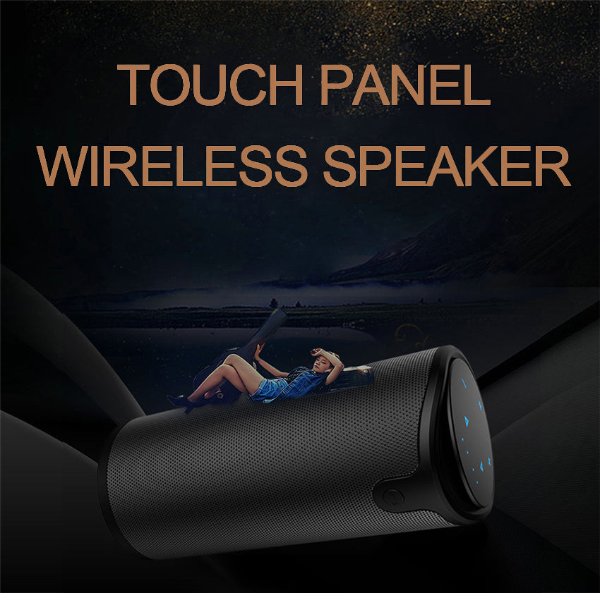 Portable Wireless Bluetooth Speaker Touch Control Sport Bicycle HiFi Stereo Car Column Subwoofer Support TF Card AUX