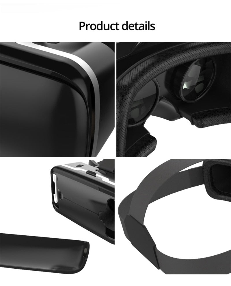 VR Virtual Reality Glasses 3 D Goggles Headset Helmet For Smartphone