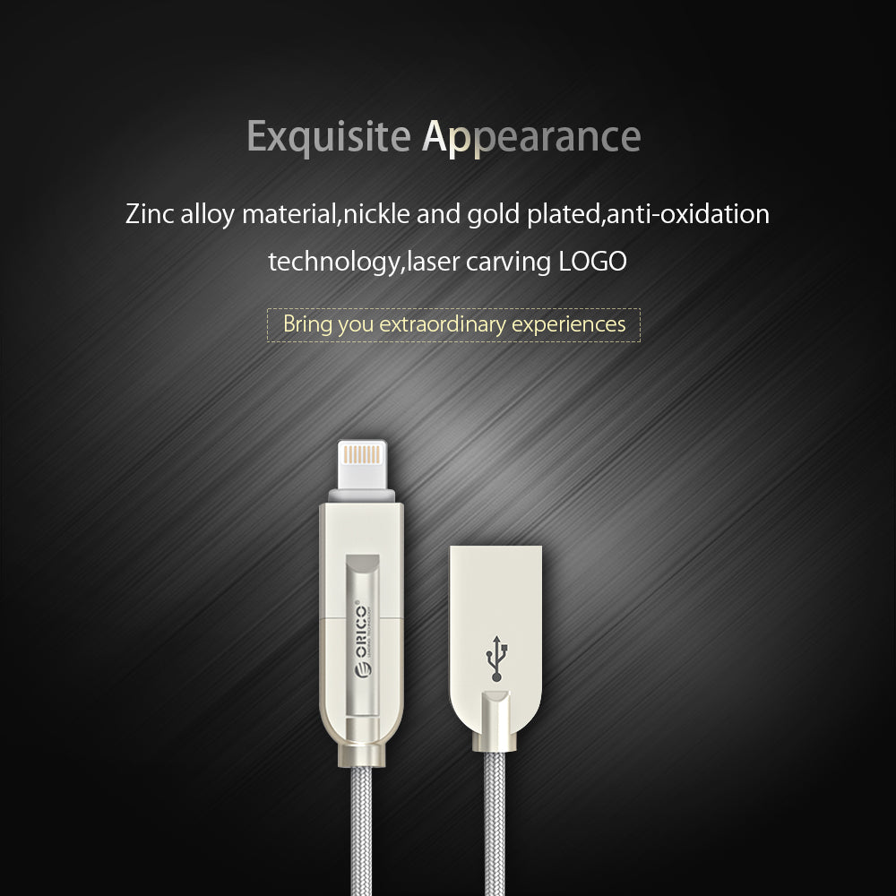 USB Charger Cable Lighting and Micro Cable Fast Charger Cord for Sumsung xiaomi Android Devices and iphone