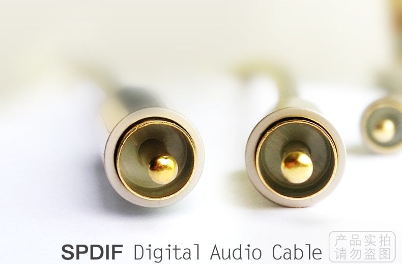 SPDIF Digital Coaxial Audio Cable TV Output to Amplifier Subwoofer HIFI