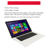 15.6inch ultra thin  laptop computer Intel Atom Quad core processor