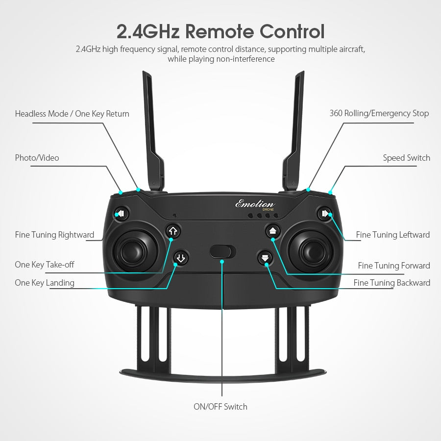 WIFI FPV With Wide Angle HD Camera Drone