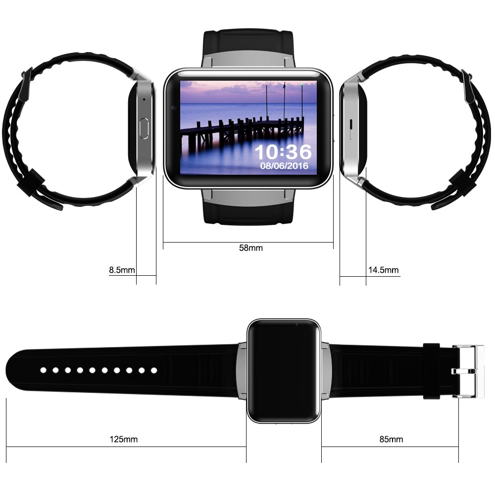 2.2" Big Screen Smart Watch Smartwatch Bluetooth Speaker WiFi/GPS/WCDMA 3G Smartwatch Wristwatch Android 5.1 Camera Phone