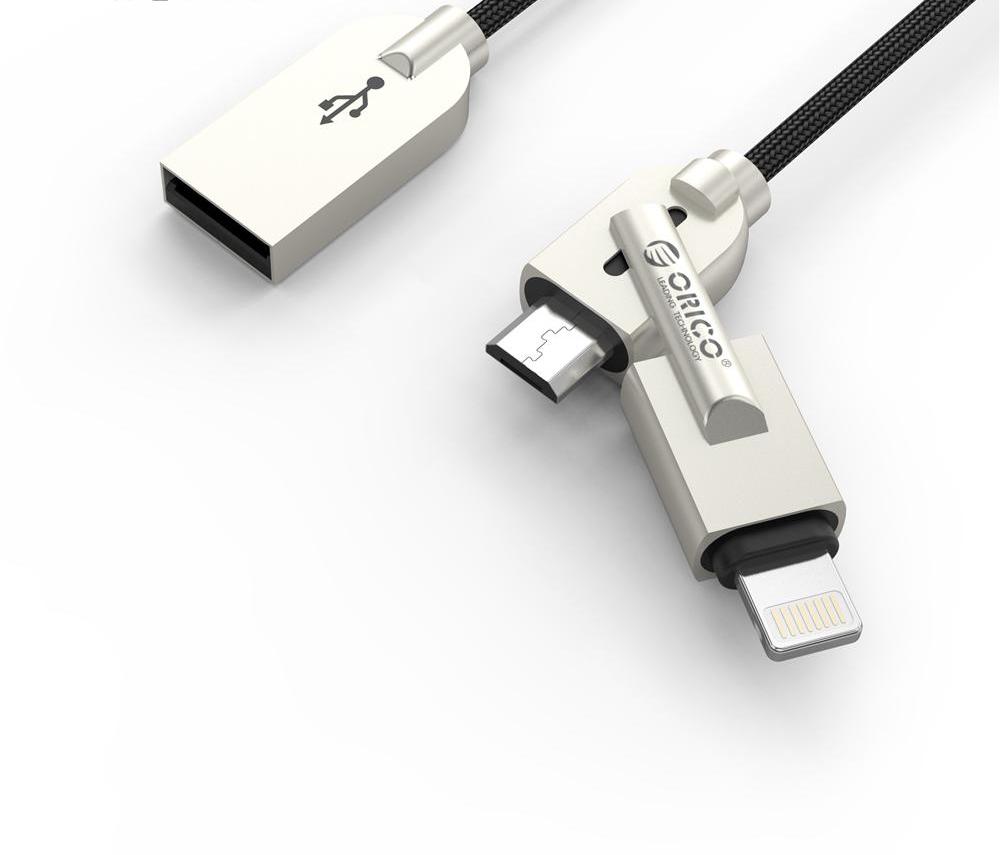 USB Charger Cable Lighting and Micro Cable Fast Charger Cord for Sumsung xiaomi Android Devices and iphone