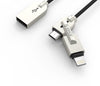 USB Charger Cable Lighting and Micro Cable Fast Charger Cord for Sumsung xiaomi Android Devices and iphone