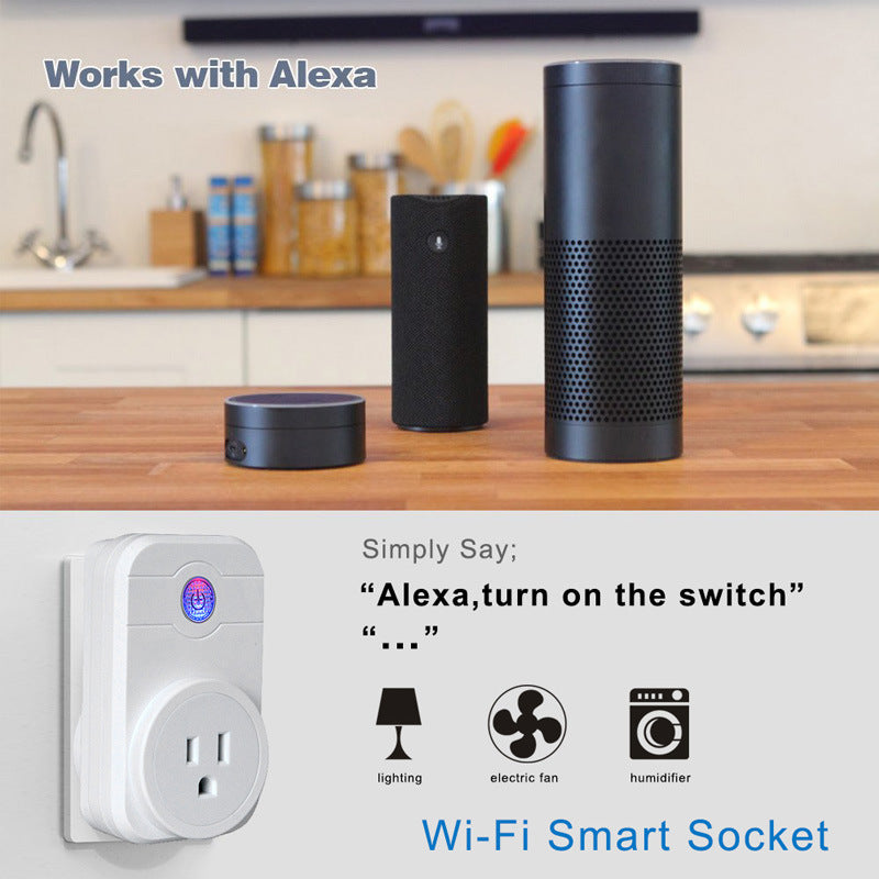 Smart WiFi Plug Power Socket Adapter EU/US/UK Outlet Remote Voice Control Homekit for Amazon Echo Alexa Google Home Assistant