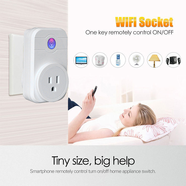 Smart WiFi Plug Power Socket Adapter EU/US/UK Outlet Remote Voice Control Homekit for Amazon Echo Alexa Google Home Assistant