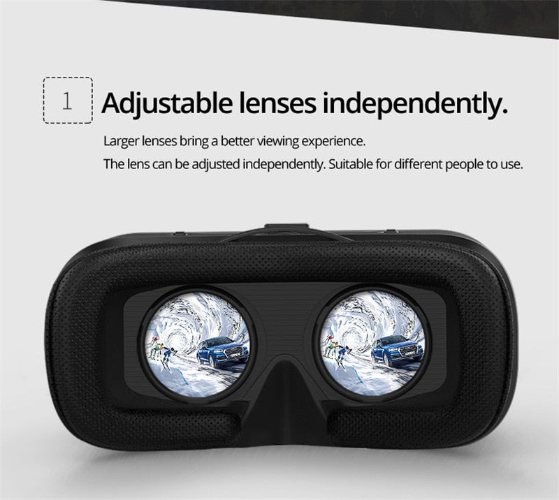 VR Virtual Reality Glasses 3 D Goggles Headset Helmet For Smartphone