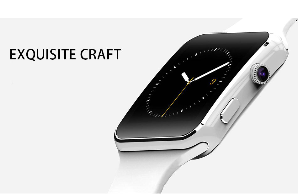 New Arrival X6 Smart Watch with Camera Touch Screen Support SIM TF Card Bluetooth Smartwatch for iPhone Xiaomi Android Phone