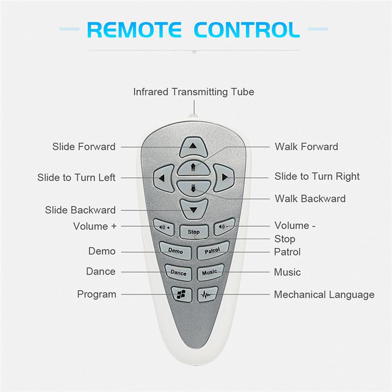 Programming Remote Control Robotica Toy Biped Humanoid Robot For Kids Birthday Gift Present