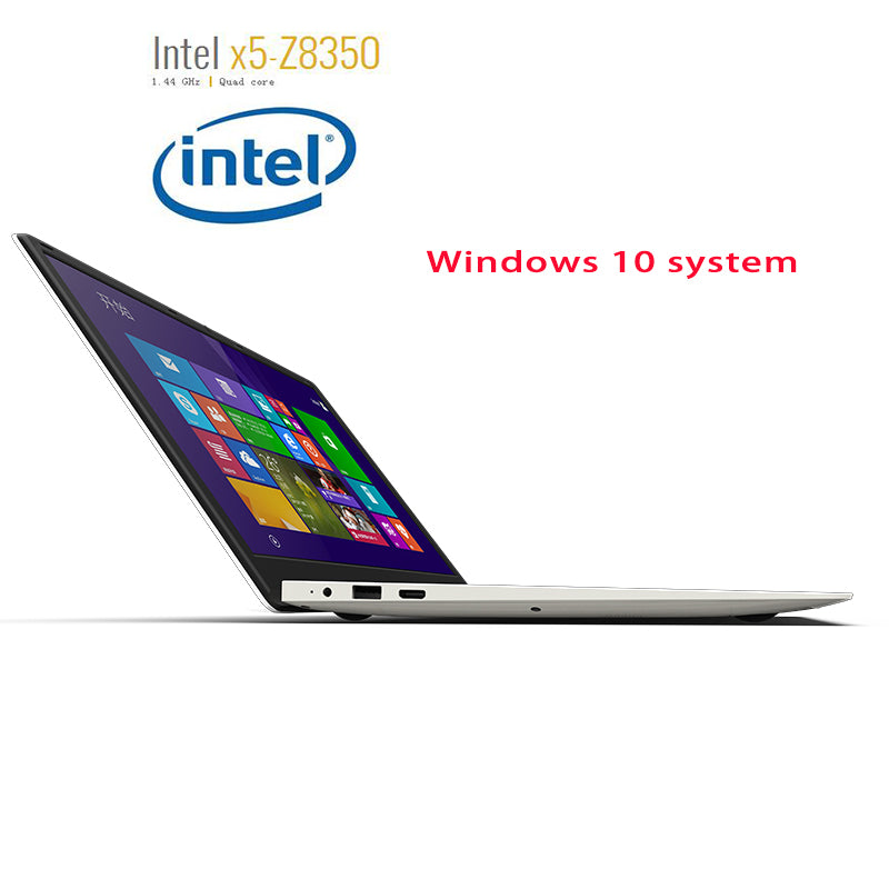 15.6inch ultra thin  laptop computer Intel Atom Quad core processor