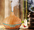 300ml Aroma Air Humidifier wood grain with LED lights Essential Oil Diffuser Aromatherapy Electric Mist Maker for Home