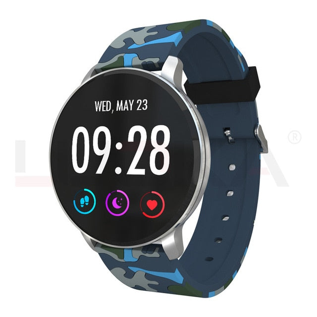 Smart Watch OLED Color Screen Heart Rate Blood Pressure Monitor IP67 Waterproof Sport Fitness Tracker Sleep Monitor