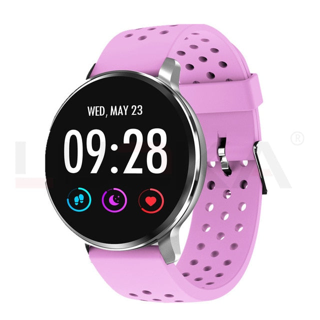 Smart Watch OLED Color Screen Heart Rate Blood Pressure Monitor IP67 Waterproof Sport Fitness Tracker Sleep Monitor