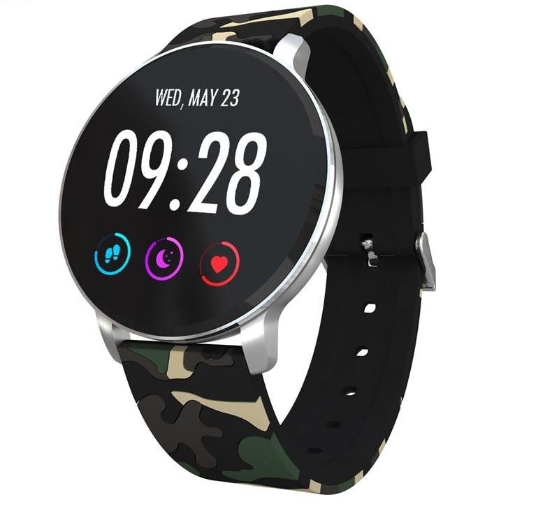 Smart Watch OLED Color Screen Heart Rate Blood Pressure Monitor IP67 Waterproof Sport Fitness Tracker Sleep Monitor