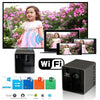 Mini Projector 1080P Wireless WIFI Mobile Projector Support miracast DLNA Pocket Proyector home theater 5.1 DLP Beamer Battery