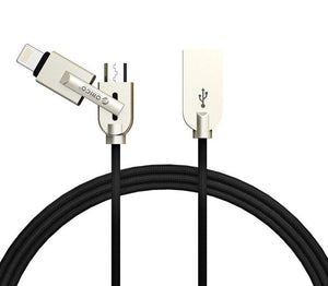 USB Charger Cable Lighting and Micro Cable Fast Charger Cord for Sumsung xiaomi Android Devices and iphone