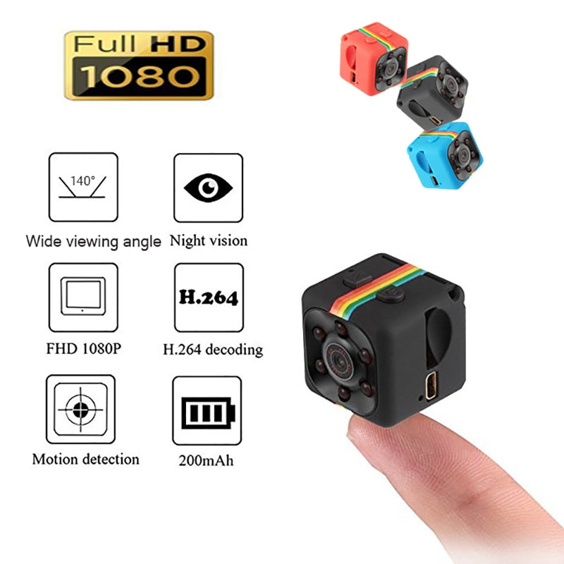 Mini Camera 1080P Sport DV Mini Infrared Night Vision Monitor Concealed small Camera DV Video Recorder Support TF Card