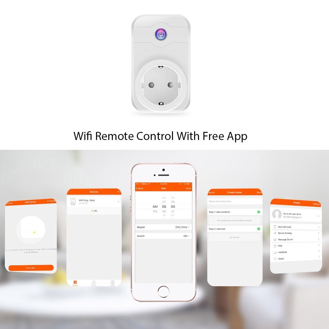Smart WiFi Plug Power Socket Adapter EU/US/UK Outlet Remote Voice Control Homekit for Amazon Echo Alexa Google Home Assistant