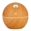 USB Wood Grain Essential Oil Diffuser 130ml Ultrasonic Humidifier Household Aroma Diffuser Aromatherapy Mist Maker with LED