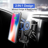 Car Wireless Charger for iPhone Xs XR X 8 10W Fast Wireless Charging for Samsung Galaxy S9 S8 Car Phone Holder Charger